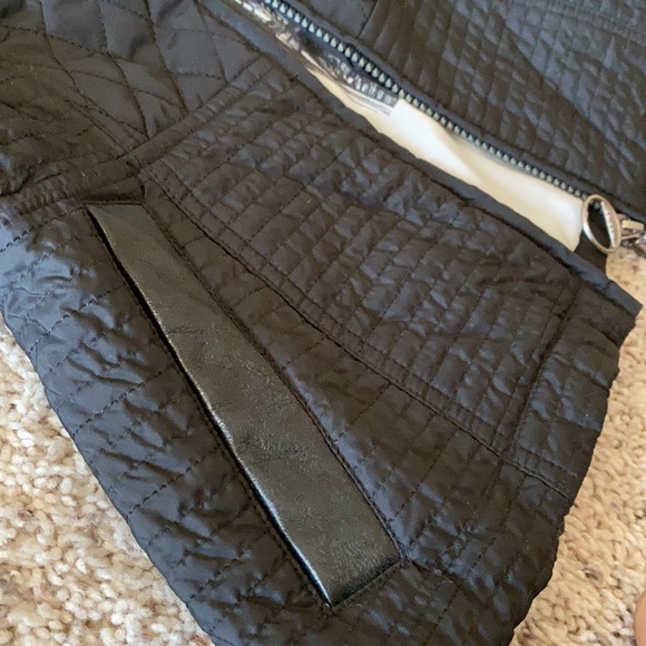 Barbour Extractor Leather Trim Quilted Jacket US 4 - Picture 7 of 10